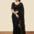 Black clr sequance party wear saree with sequance blouse