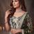 Adorning Green Sequins Net Reception Wear Lehenga Choli with Dupatta