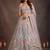 Dazzling Lavender Sequins Net Wedding Wear Lehenga Choli