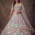 Dazzling Lavender Sequins Net Wedding Wear Lehenga Choli