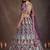 Awesome Wine Sequins Net Reception Wear Lehenga Choli with Dupatta