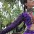 Purple Colour Bandhani Print Muslin Cotton Navratri Lehenga Choli Set