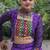 Purple Colour Bandhani Print Muslin Cotton Navratri Lehenga Choli Set