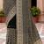 Sequin embroidered work black georgette designer saree