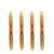 Gold plated set of 4 kundan ball design bangles