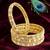 Set of 4 gold plated cz fancy bangles