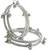 Silver plated set of 4 cz kashmiri ghungroo bangles