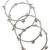 Silver plated set of 4 cz kashmiri ghungroo bangles