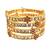 Set of 4 gold plated kundan rajwadi style bangles