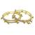 Gold plated set of 4 cz kashmiri ghungroo bangles