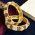 Gold plated set of 2 meenakari moti bangles