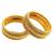Set of 6 gold plated shindeshahi tode style bangle set