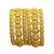 Set of 6 antique gold plated filigree design bangle set