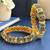 Gold plated set of 2 meenakari kundan bangles