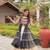 black colour Pure Cotton Gamthi Work Lehenga Set