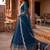 Elegance Royal Blue Zari and Sequins Embroidered Indian Designer Wedding Lehenga Choli