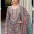 Multicolor heavy chinon digital print suit set