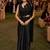 Trending black premium satin crush ready-to-wear saree with heavy worked stiched blouse     wedding & party wear