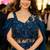 Luxury blue fandy satin ready-to-wear saree with heavy worked  stiched blouse     wedding & party