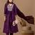 Wine mul chanderi embroidered anarkali kurta set with dupatta for women