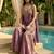 Purple color beautiful fendy satin fabric glamorous ceremonial looks salwar kameez