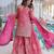 Pink color beautiful fendy silk fabric glamorous ceremonial looks salwar kameez