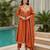 Rust color beautiful cp vichitra fabric glamorous ceremonial looks salwar kameez