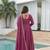 Purple color beautiful cp vichitra fabric glamorous ceremonial looks salwar kameez