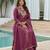 Purple color beautiful cp vichitra fabric glamorous ceremonial looks salwar kameez