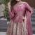 Pink color beautiful fendy silk fabric glamorous ceremonial looks salwar kameez
