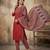 Cream color beautiful cotton chex fabric glamorous ceremonial looks salwar kameez