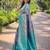 Elegant sea-green kanchipattu silk saree with contrast weaving border