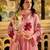Pink color beautiful georgette fabric glamorous ceremonial looks salwar kameez