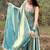 Sky blue color beautiful fendy satin fabric glamorous ceremonial looks salwar kameez