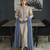 Grey color beautiful designer chanderi  fabric graceful ceremonial attire