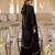 Black color beautiful designer georgette fabric graceful ceremonial attire