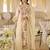 Cream color beautiful designer georgette fabric graceful ceremonial attire