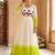 Green color stylish gown for wedding season