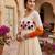 Orange color stylish gown for wedding season