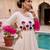 Pink color stylish gown for wedding season