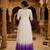 Purple color stylish gown for wedding season