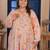 Orange color beautiful designer printed ethnic casual big size kurti