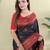 Black pure zari weaving silk saree with imaginative blouse piece