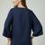 Blue color delta silk fabric ethnic office wear short kurti