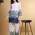 Off white color smart maharaja linen fabric designer printed smart girlie co-ord set