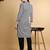 Black color smart maharaja linen fabric designer printed smart girlie co-ord set