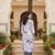 White color cotton fabric designer printed graceful girlie casual kurta set