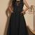 Black color soft cotton fabric embroidery work graceful girlie casual kurta set
