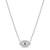 925 Sterling Silver Evil Eye Pendant  Necklace Set ,CZ Protection Pendant Set 