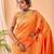 Orang bandhani weaving saree with paithani pallu